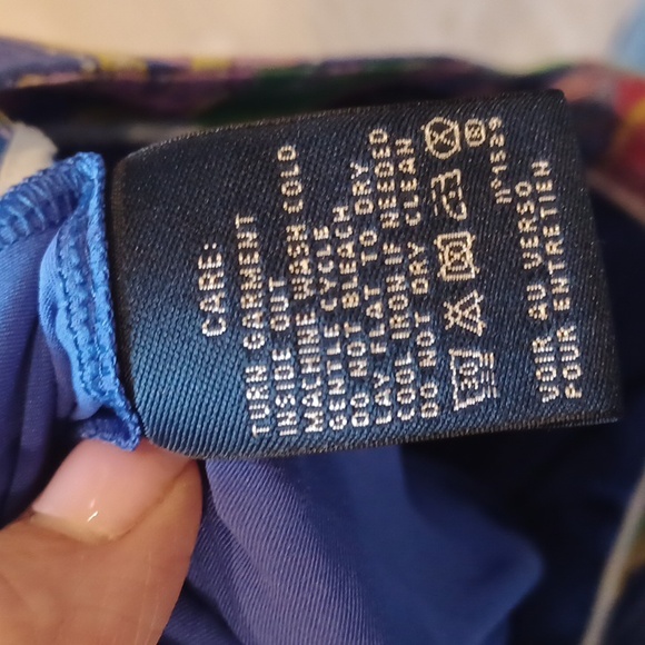 Ralph Lauren Golf Multi-Colored Paisley Print Leisure Skort - Picture 8 of 8